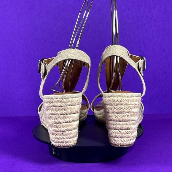 Lucky Brand‎ Millinda T-Strap Espadrille Wedge Sandals Women's Shoe Size 11-NEW - Picture 4 of 8